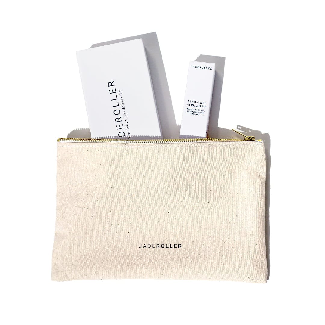 Trousse ouverte Routine Jade Roller et Sérum Trousse ouverte Routine Jade Roller et Sérum