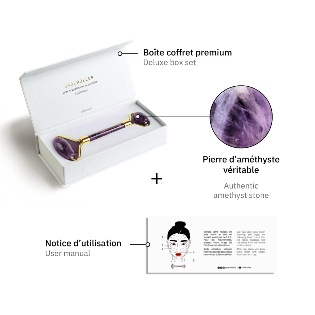 Desempaquetado del rodillo de amatista